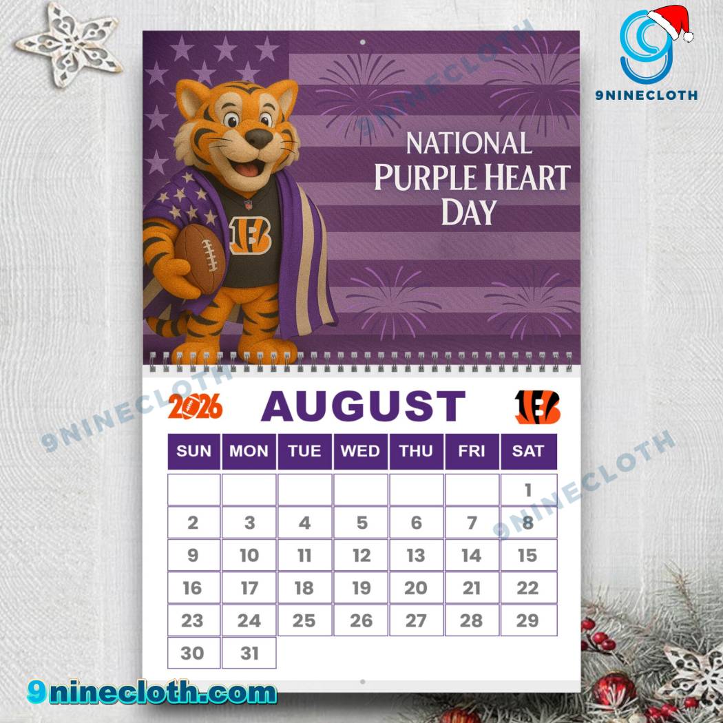 Cincinnati Bengals Wall Calendar 2026-z 9IE6mKR
