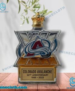 Colorado Avalanche 30th Anniversary 1995-2025 Whiskey Bottle SIfAoLn