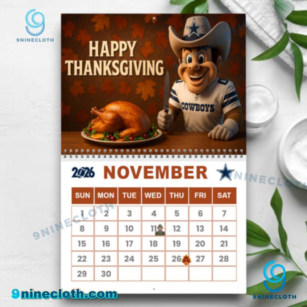 Dallas Cowboys 2026 Wall Calendar-b Jq4Bb7M