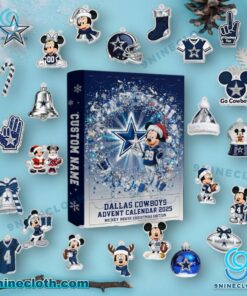 Dallas Cowboys x Mickey Personalized Advent Calendar 2025 b0gEMjk
