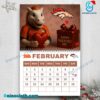 Denver Broncos Wall Calendar 2026-1-y 8HRU216