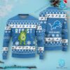 Detroit Lions Frog Resist Personalized Ugly Christmas Sweater IpeX8YZ