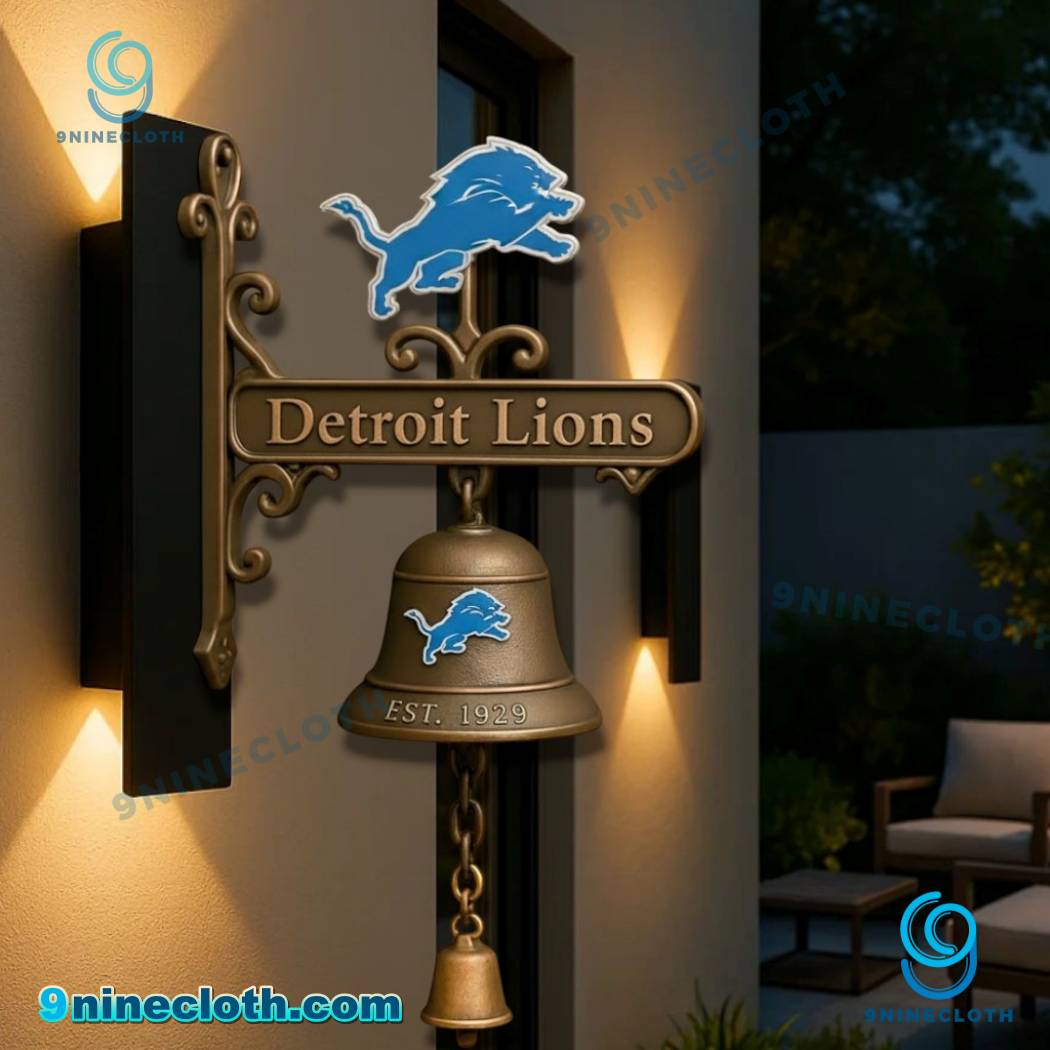 Detroit Lions NFL Football Team Doorbell YvezByL
