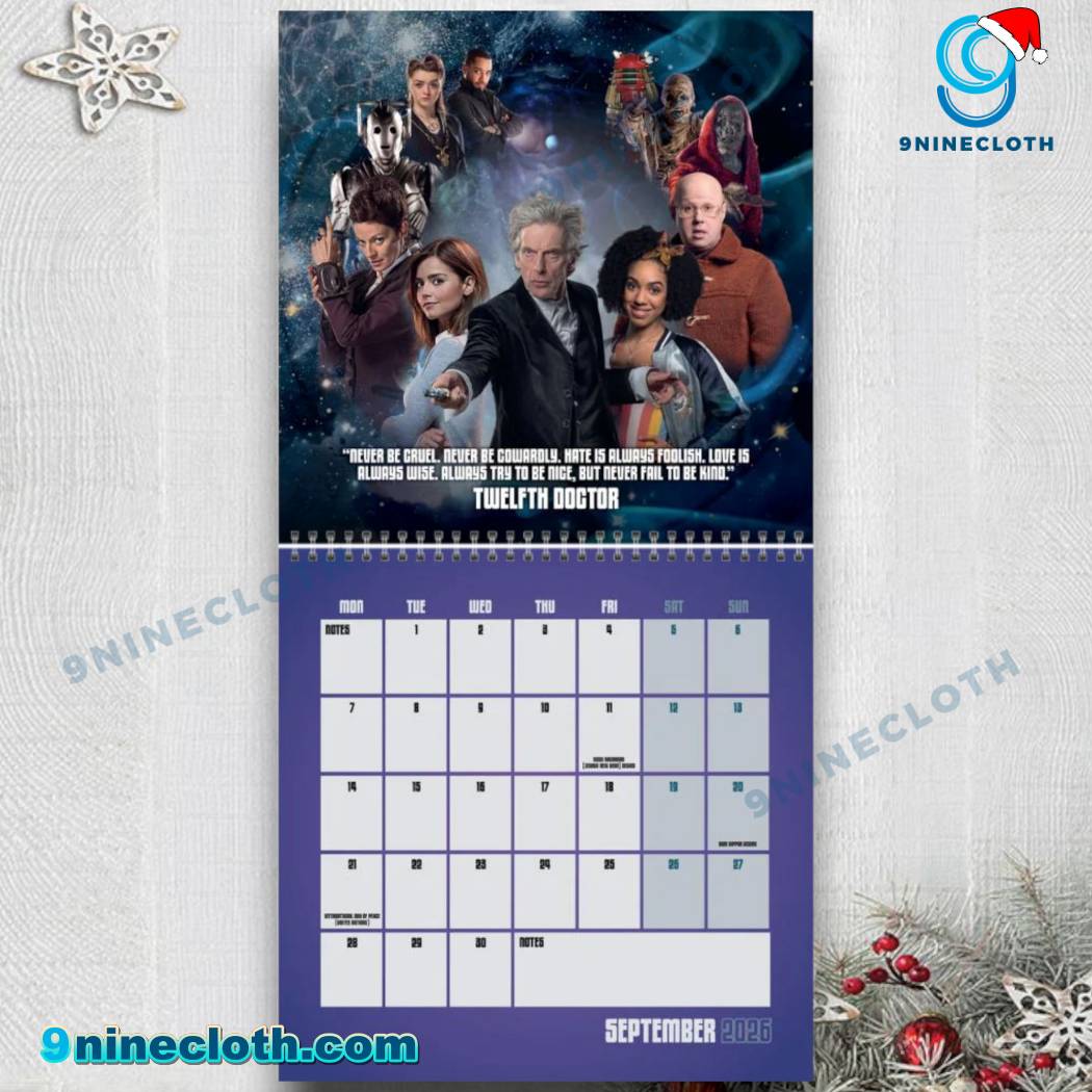 Doctor Who Wall Calendar 2026-c 9kjroWt