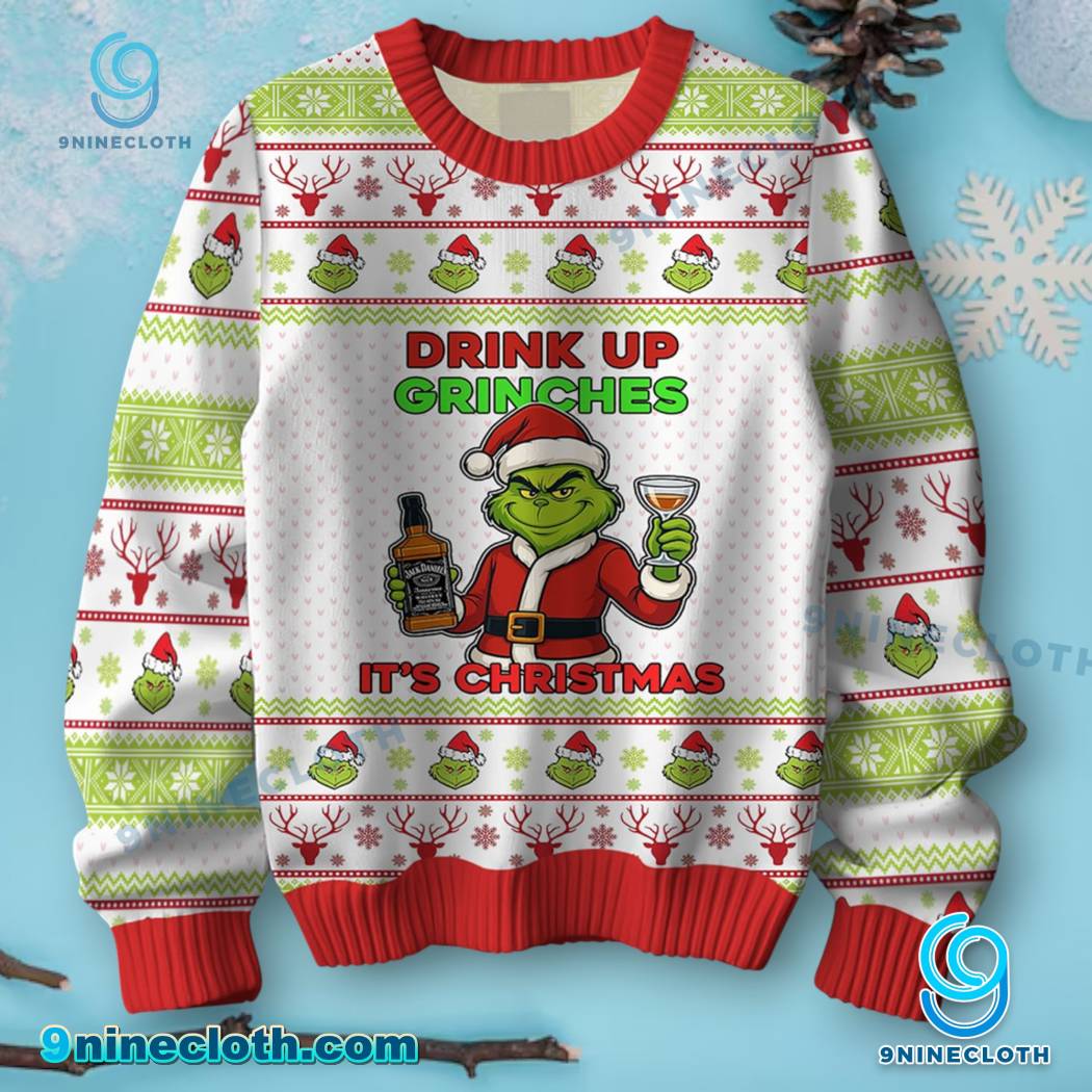 Drink Up Grinches It's Christmas Sweater-a ANwXBDH
