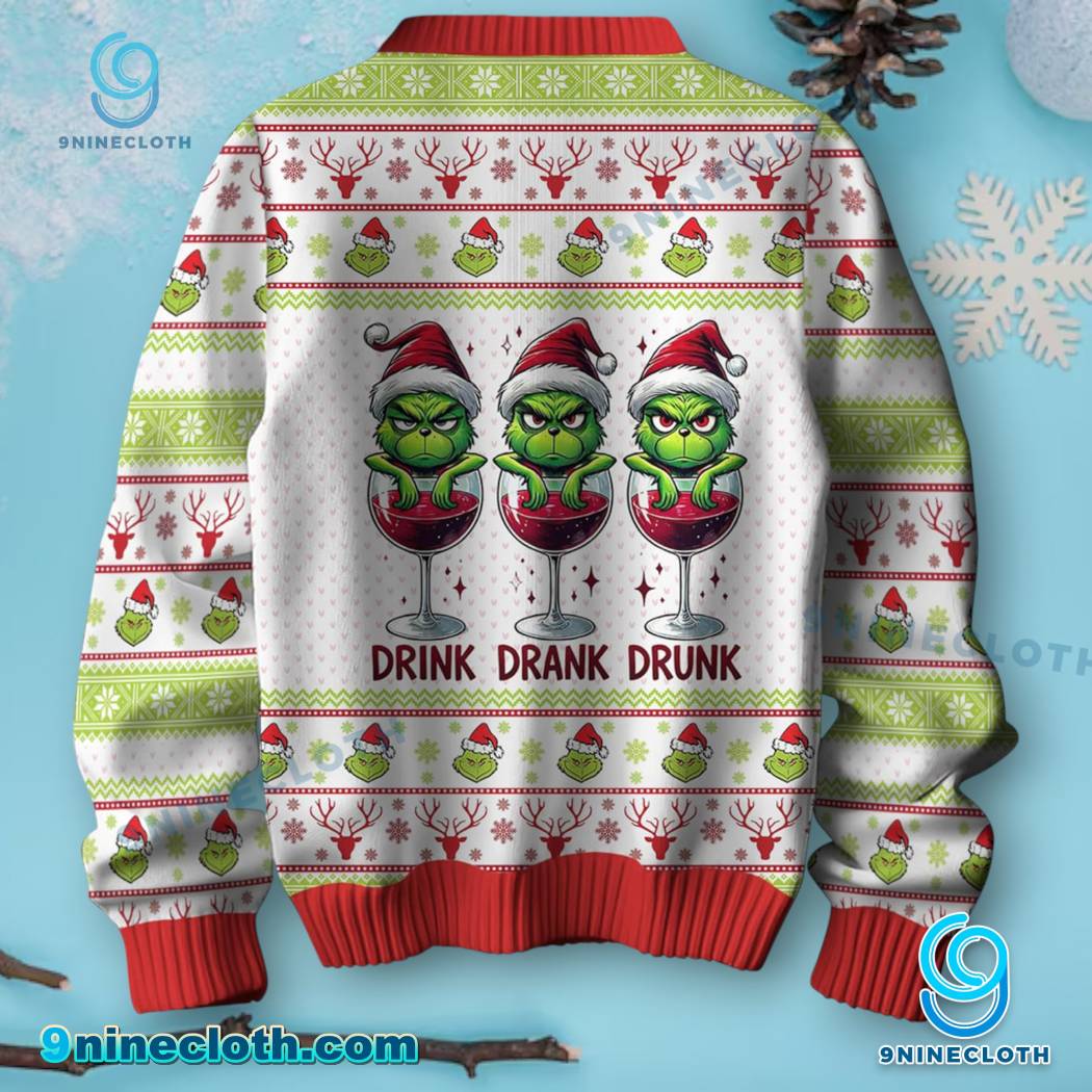 Drink Up Grinches It's Christmas Sweater-b mYl7C2T