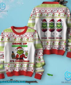 Drink Up Grinches It's Christmas Sweater O3x74Zm