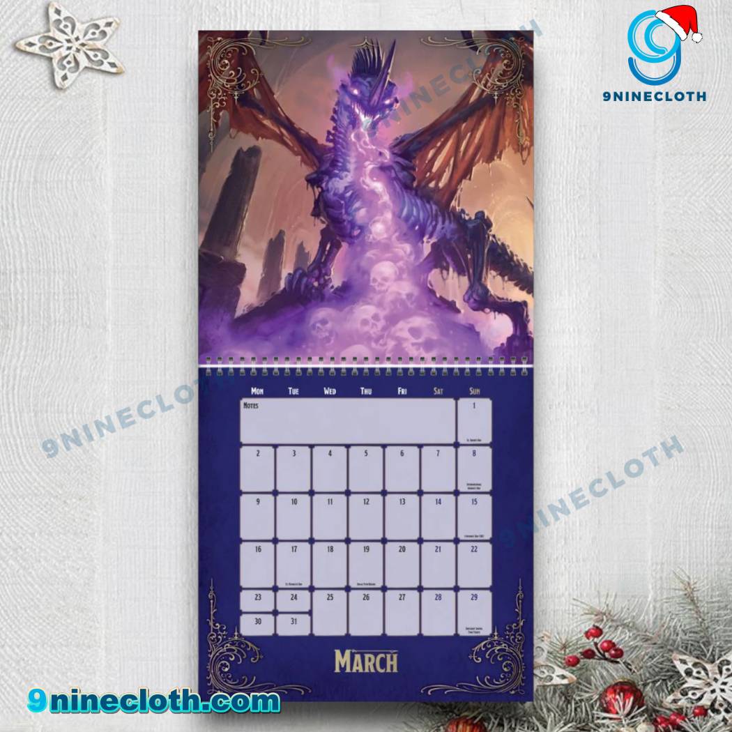 Dungeons & Dragons Wall Calendar 2026-a M0KTdtr