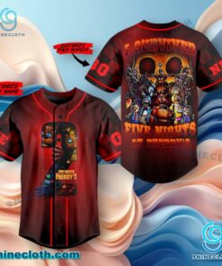 Five Nights At Freddy's 2 Personalized Baseball Jersey CFG7qmt