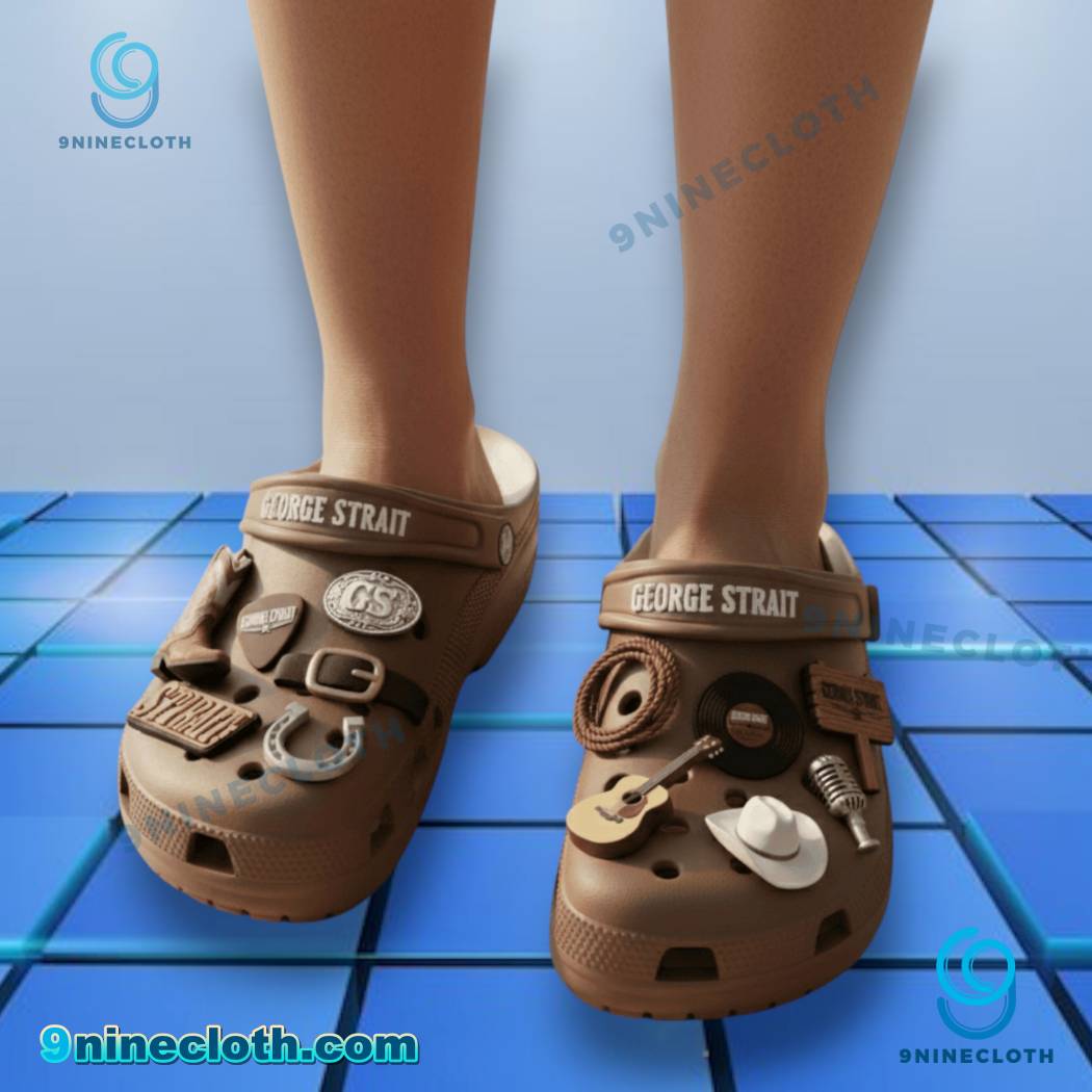 George Strait Crocs With Charms-b QYFvbOa
