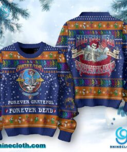 Grateful Dead Forever Grateful Forever Dead Ugly Christmas Sweater XoHYAN6