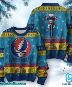 Grateful Dead Keep Truckin Like The Do-dah Man Ugly Christmas Sweater 4SOWIx6