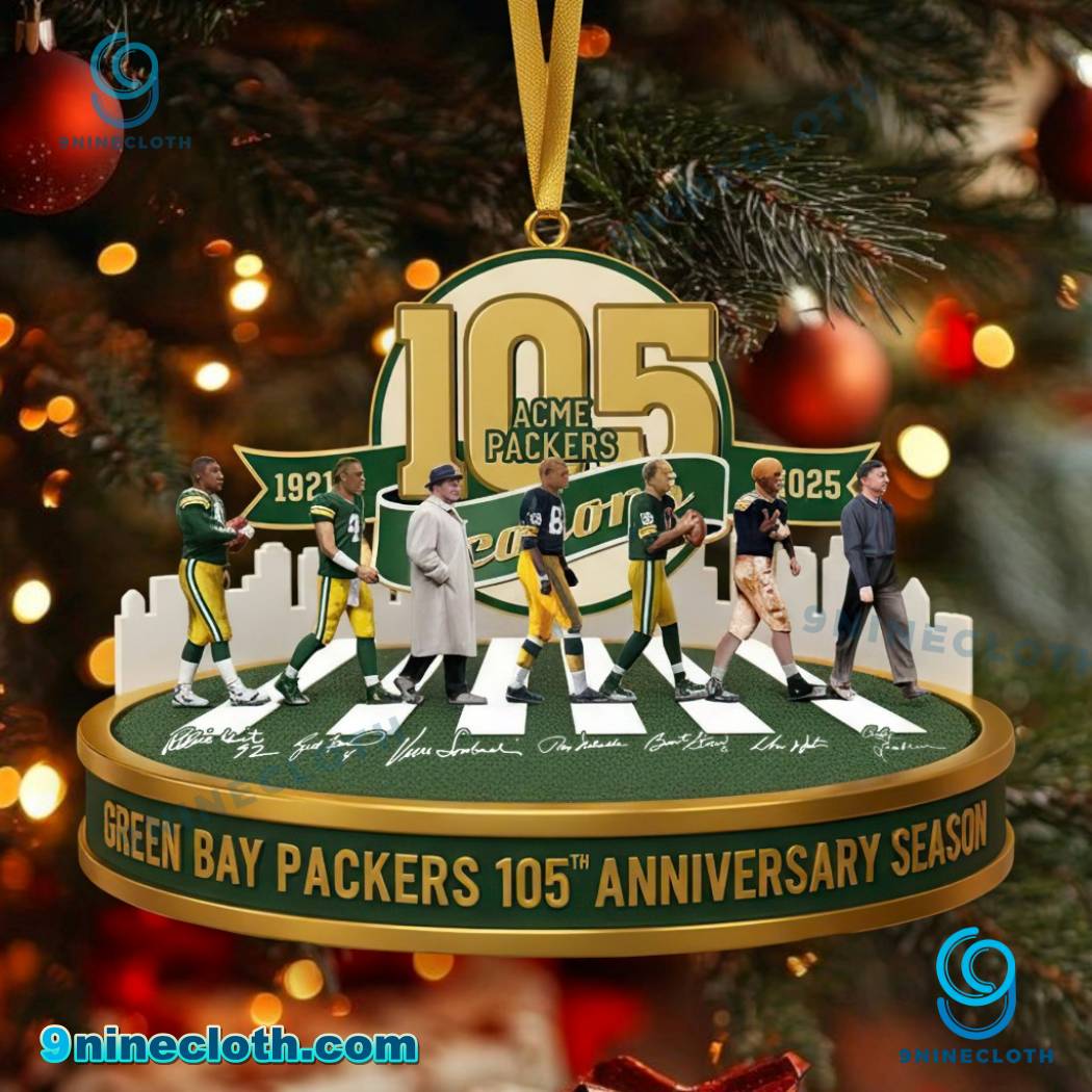 Green Bay Packers 105th Anniversary Season Ornament 5YK2GNp