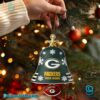 Green Bay Packers NFL Team Personalized Christmas Bell Ornament VmIpZts