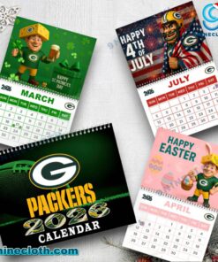 Green Bay Packers Wall Calendar 2026 OkT0SZ4