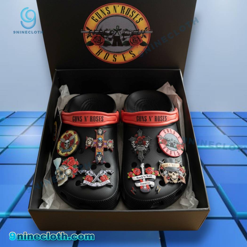 Guns N' Roses Crocs With Charms 5SGqVxo