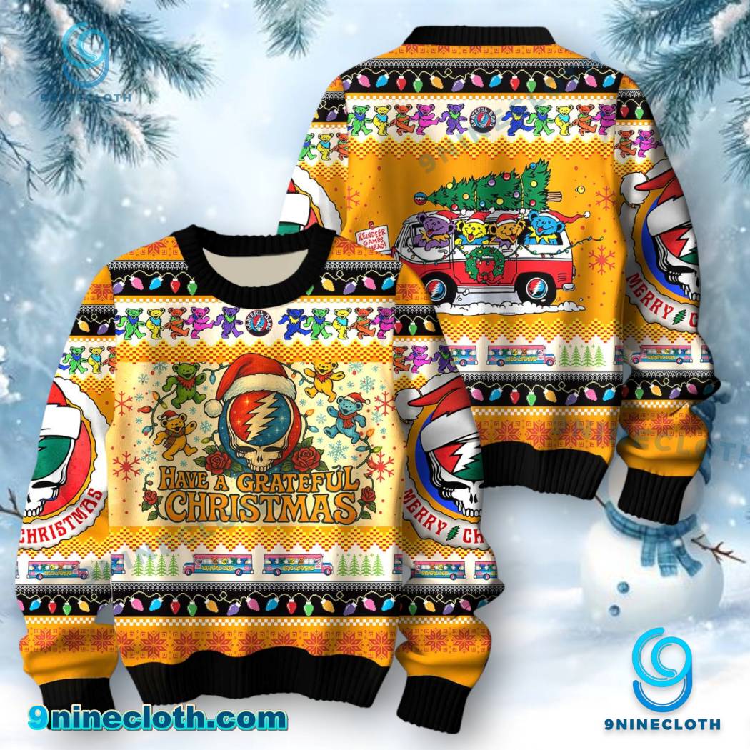 Have A Grateful Dead Christmas Sweater otILBUO