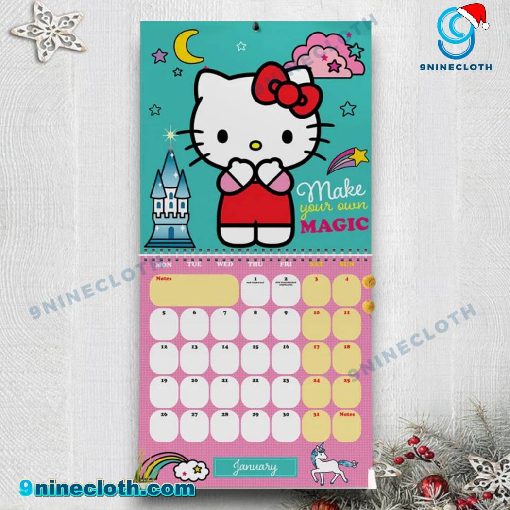 Hello Kitty Wall Calendar 2026-y znC46vI