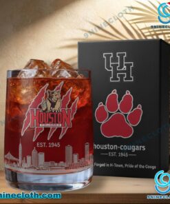Houston Cougars Whiskey Glass 2gwou8U