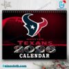 Houston Texans Wall Calendar 2026-a e298dob