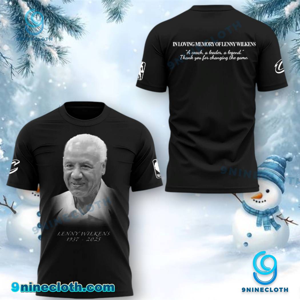 In Loving Memory Of Lenny Wilkens T-shirt-a tAh1C2o