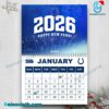 Indianapolis Colts Wall Calendar 2026-1-b ljPJaRF
