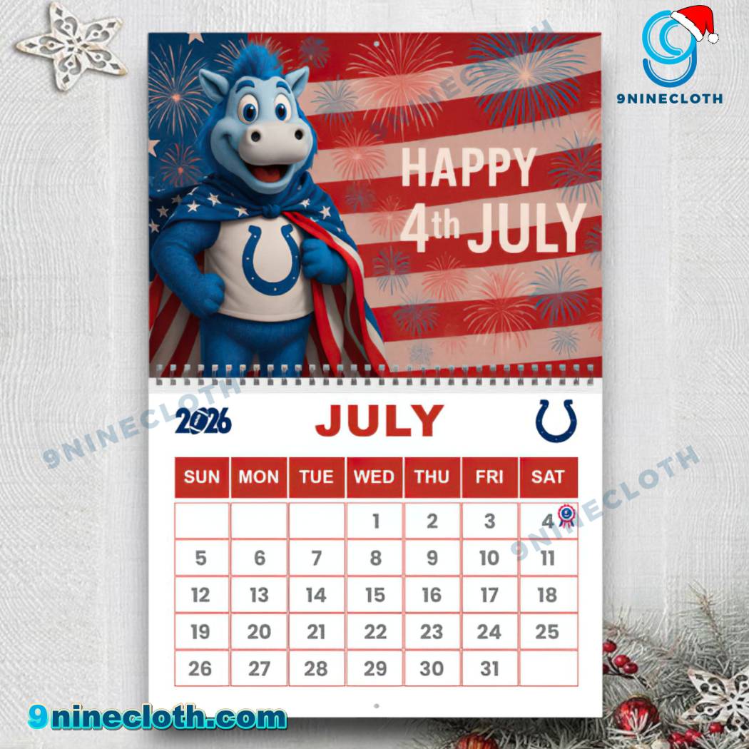 Indianapolis Colts Wall Calendar 2026-1-c 4whgcBX