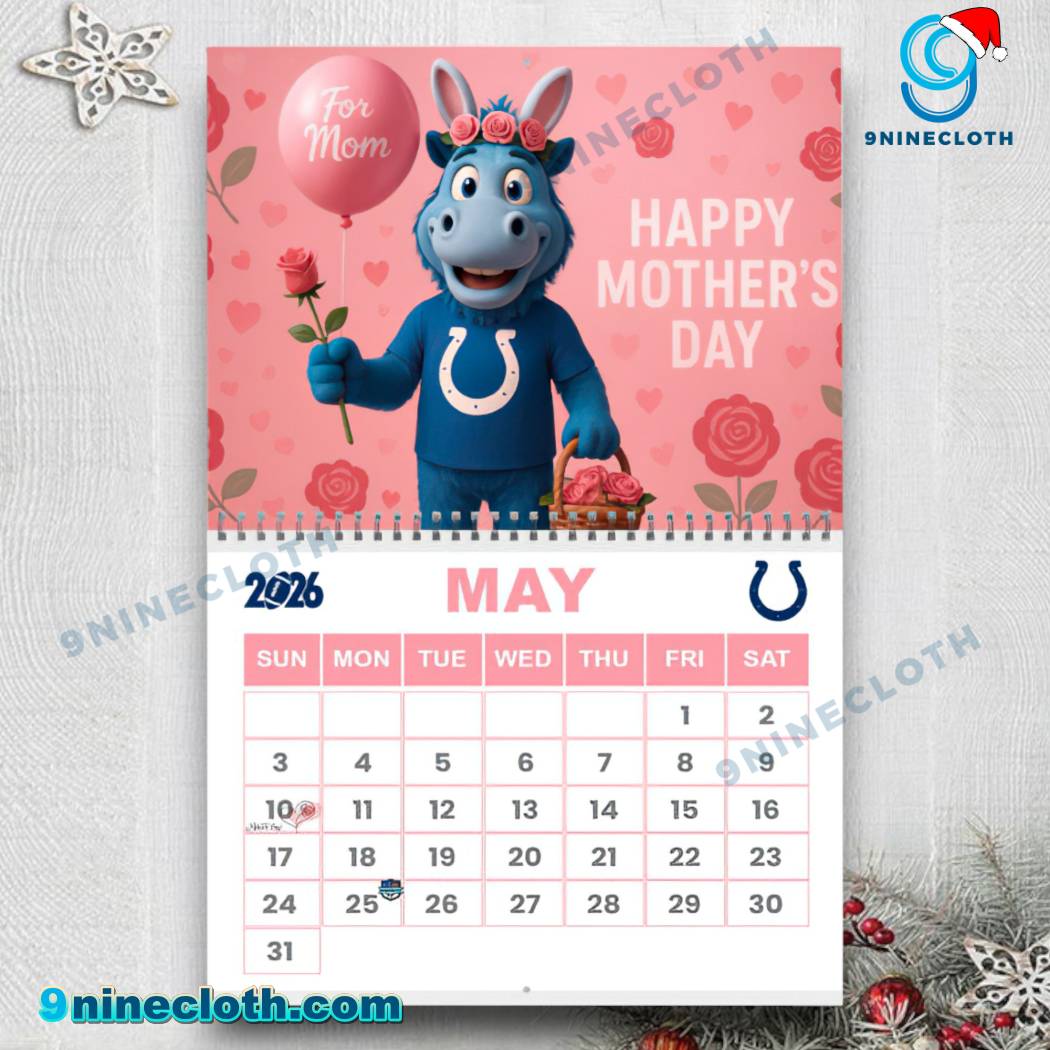 Indianapolis Colts Wall Calendar 2026-1-y PMmuoWH