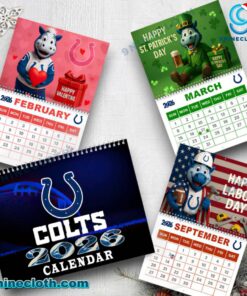 Indianapolis Colts Wall Calendar 2026 qy3HILJ