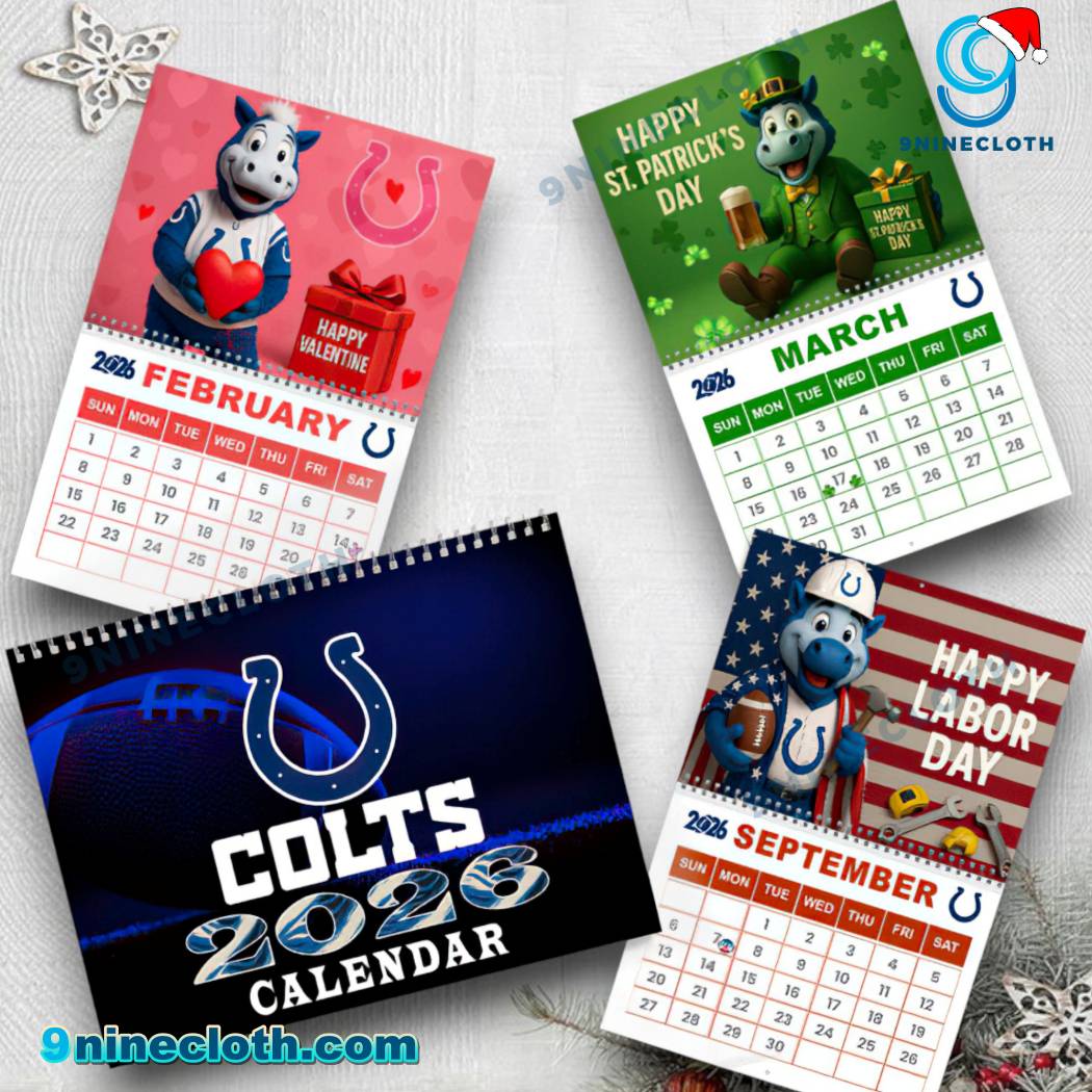 Indianapolis Colts Wall Calendar 2026 qy3HILJ