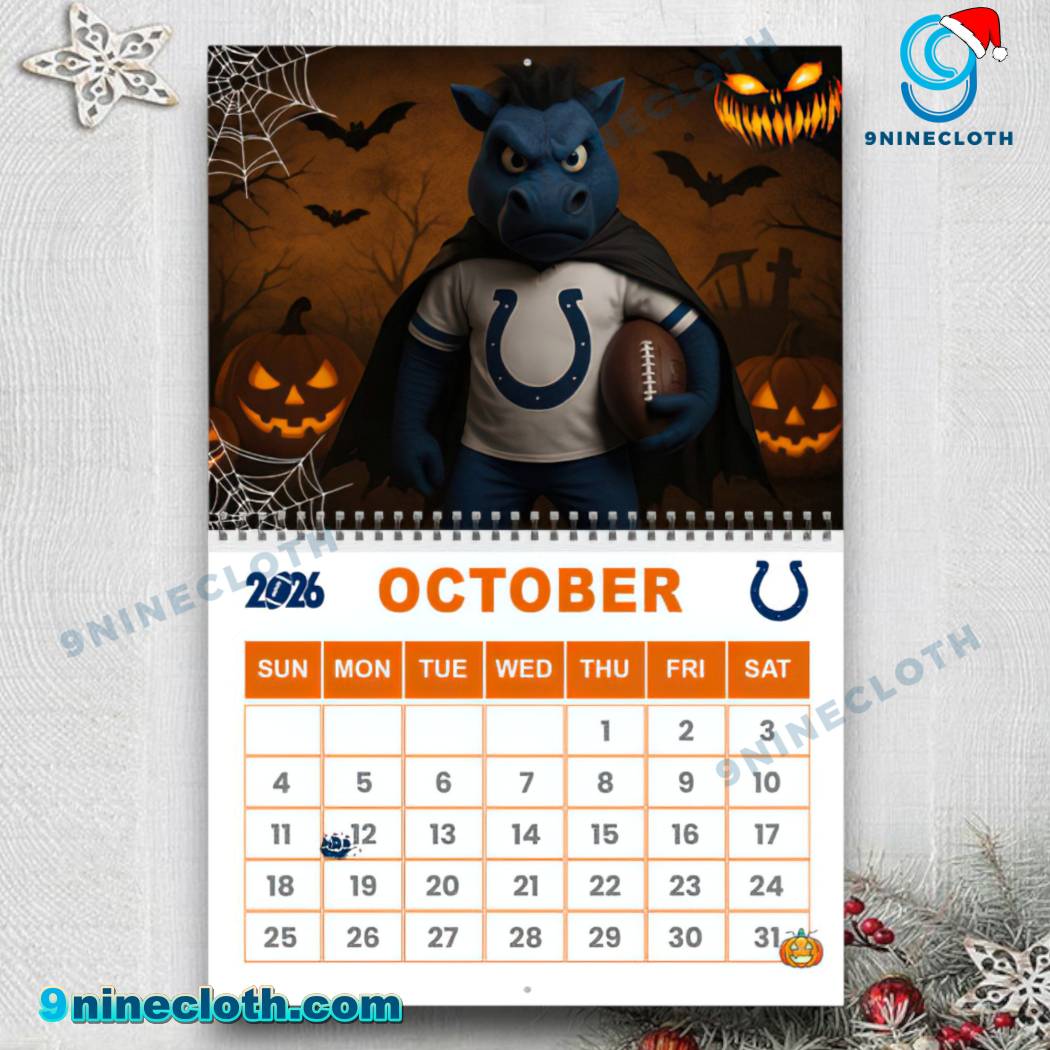 Indianapolis Colts Wall Calendar 2026-x KznMXIE