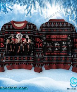 Iron Maiden 50th Anniversary 1975-2025 Ugly Christmas Sweater UG5ua0K