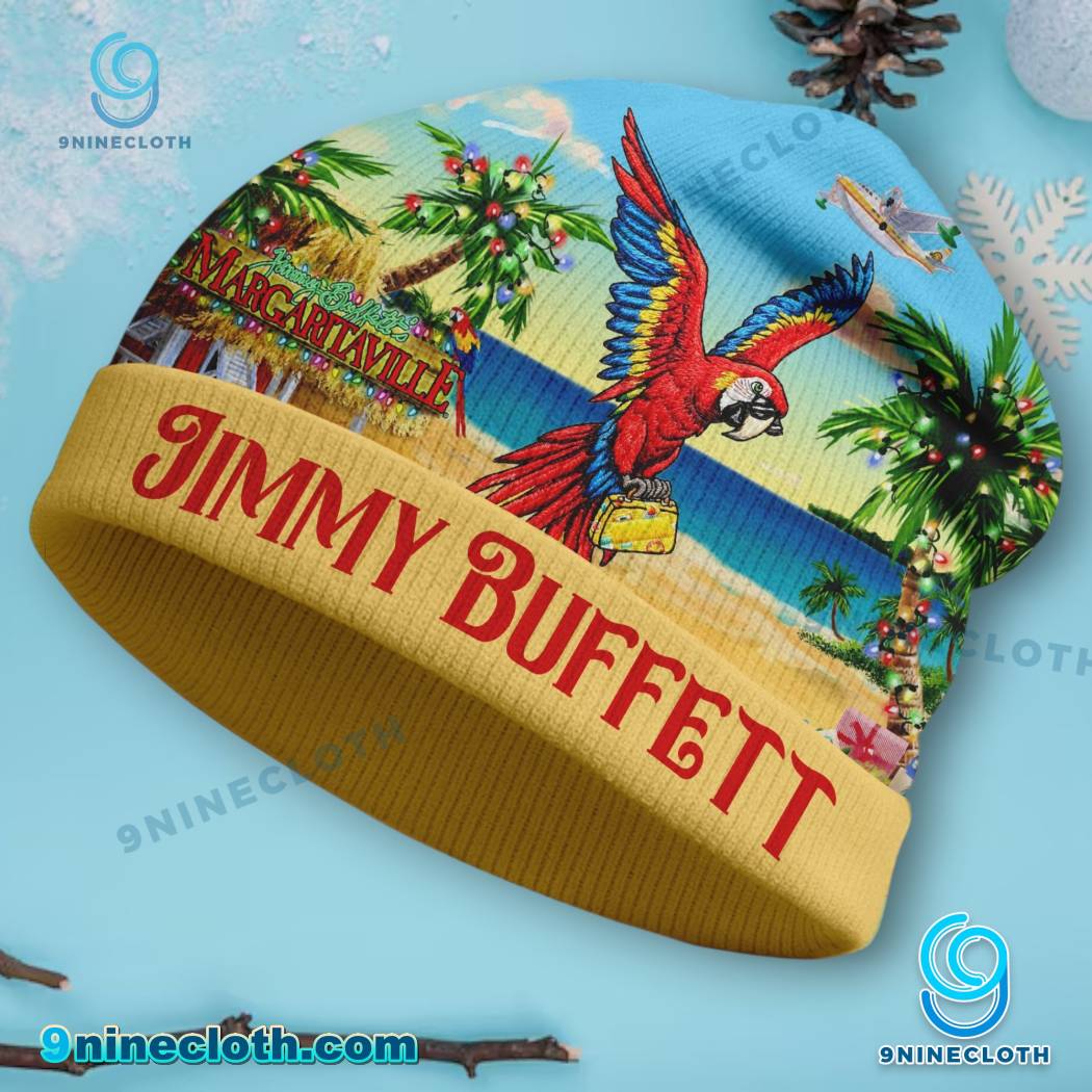 Jimmy Buffett It's 5 O'clock Somewhere Beanie Hat-b EdkWe2c