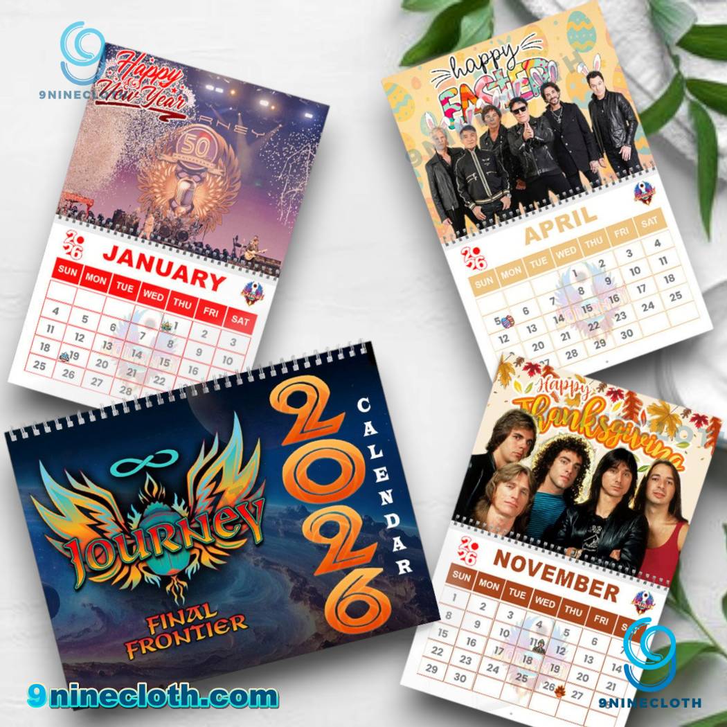 Journey Band Final Frontier Wall Calendar 2026 jwQNdXf