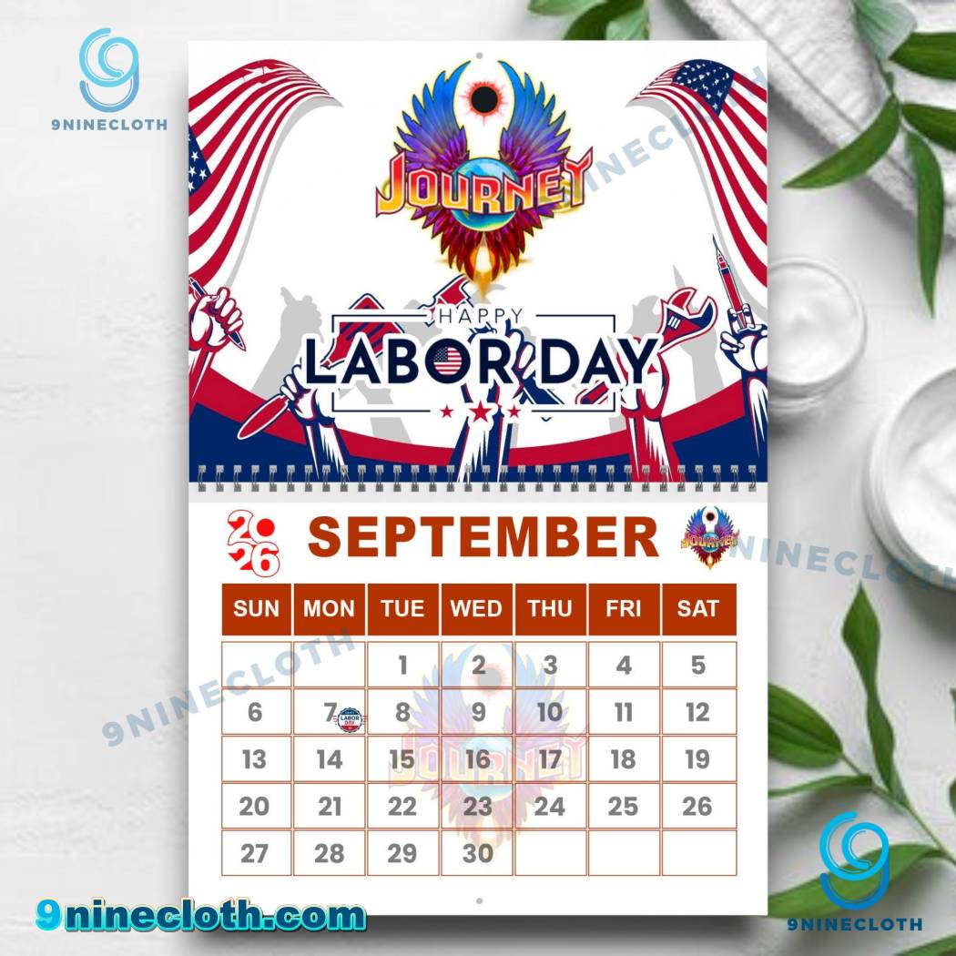 Journey Band Final Frontier Wall Calendar 2026-y JlGMI8Y