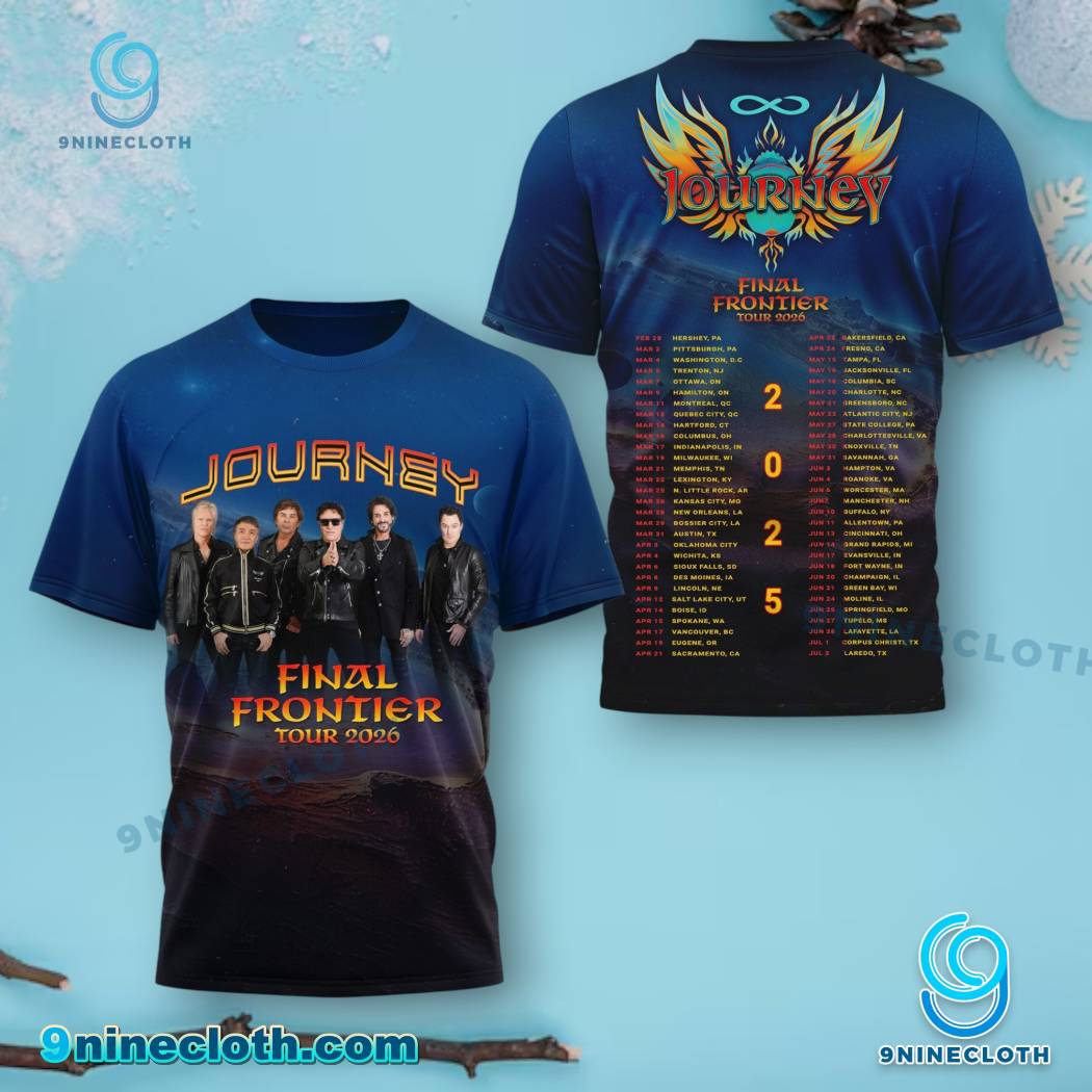 Journey Final Frontier Tour 2026 Shirt EA7DG2f