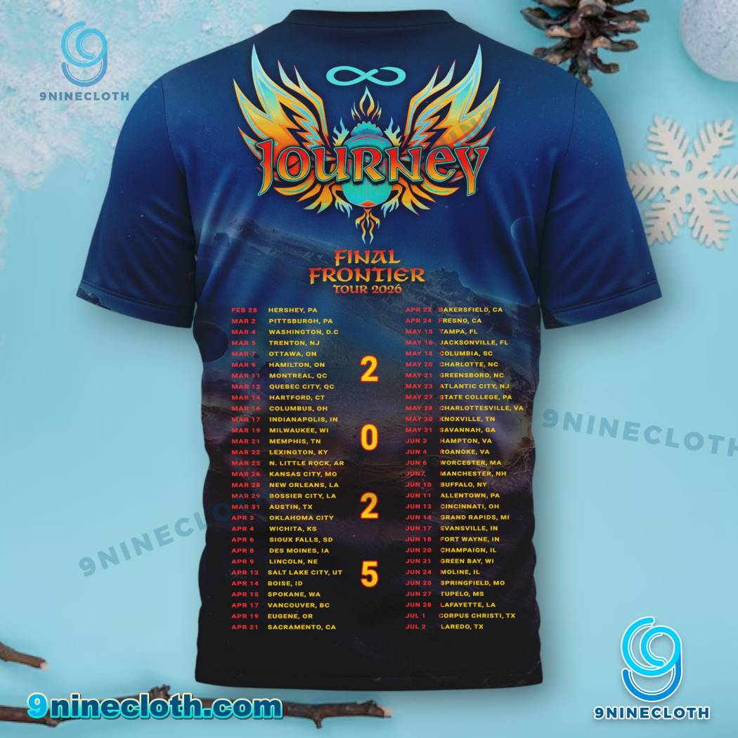Journey Final Frontier Tour 2026 Shirt-b Chzo8Zu
