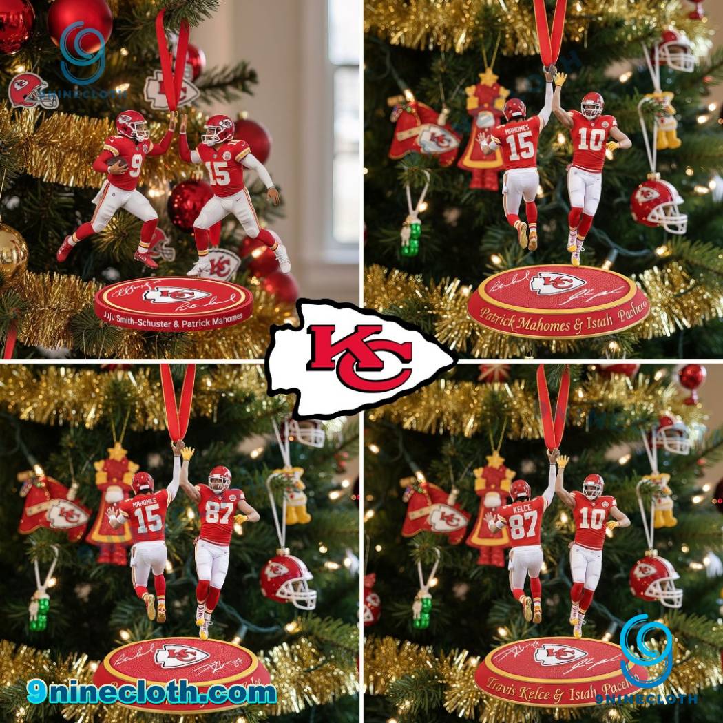Kansas City Chiefs Legends High-five Ornament cZHRa8i
