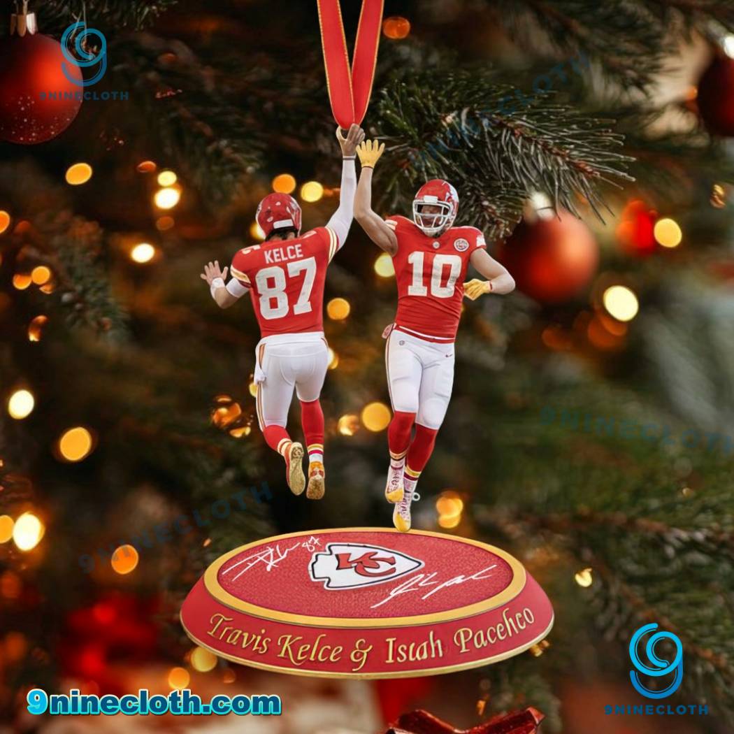 Kansas City Chiefs Legends High-five Ornament-x CDXHVFp