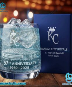 Kansas City Royals 57th Anniversary Whiskey Glass vxFoprU