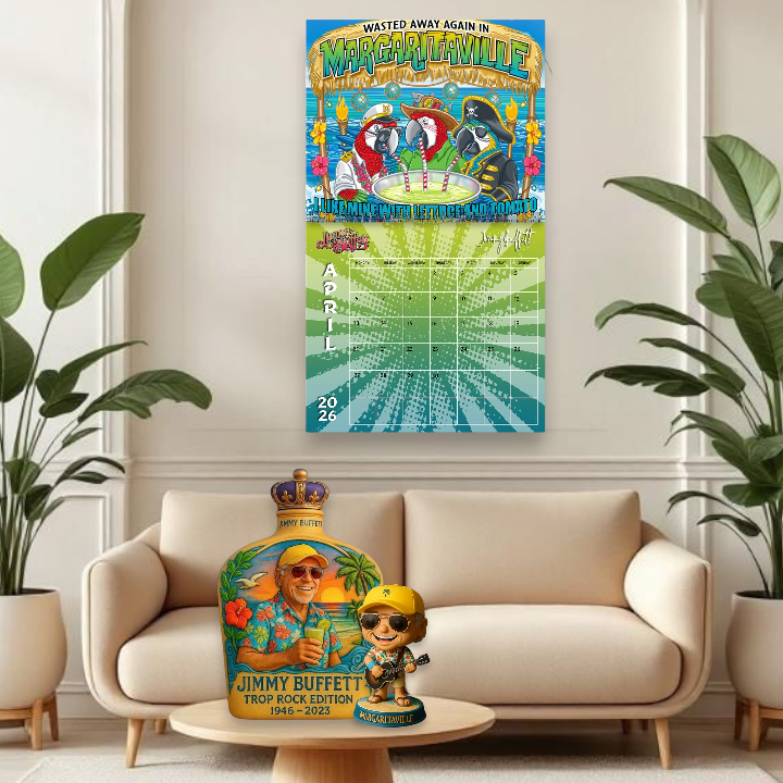 Keep the Island State of Mind Alive: Introducing the Exclusive Jimmy Buffett 2026 Wall Calendar
