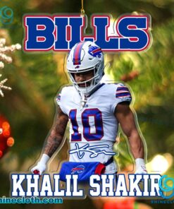 Khalil Shakir Buffalo Bills Christmas Hanging Ornament hz3xdsX
