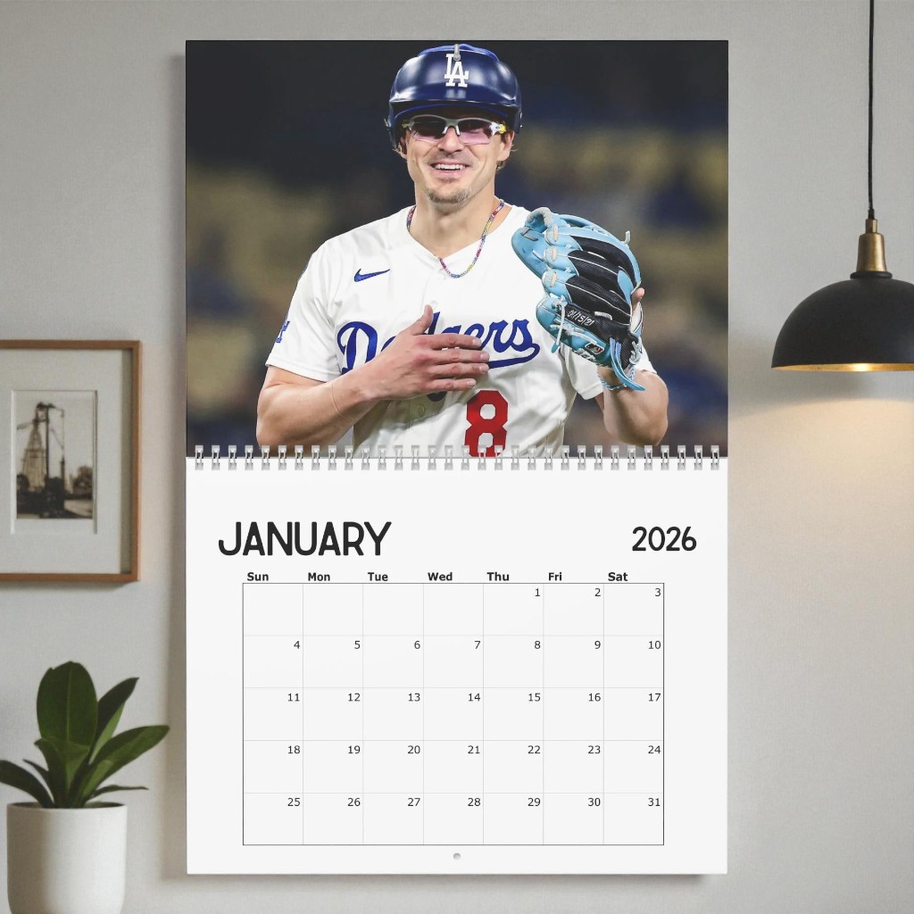 Kiké Hernández Dodgers 2026 Calendar-a 4XEv9sR