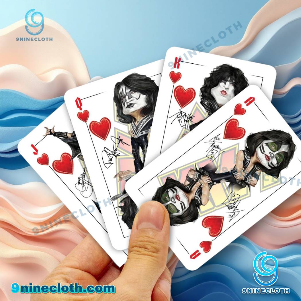 Kiss Personalized Playing Cards With Tin Box-b 168CORX