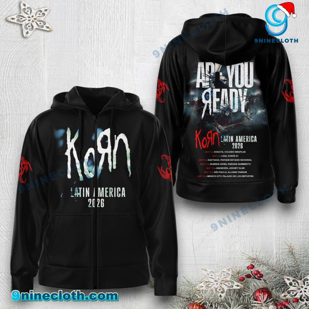 Korn Are You Ready Latin America 2026 T-shirt, Hoodie-y YsgORcB