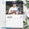 LA Dodgers Kiké Hernández 2026 Wall Calendar-a y7Z4d1i
