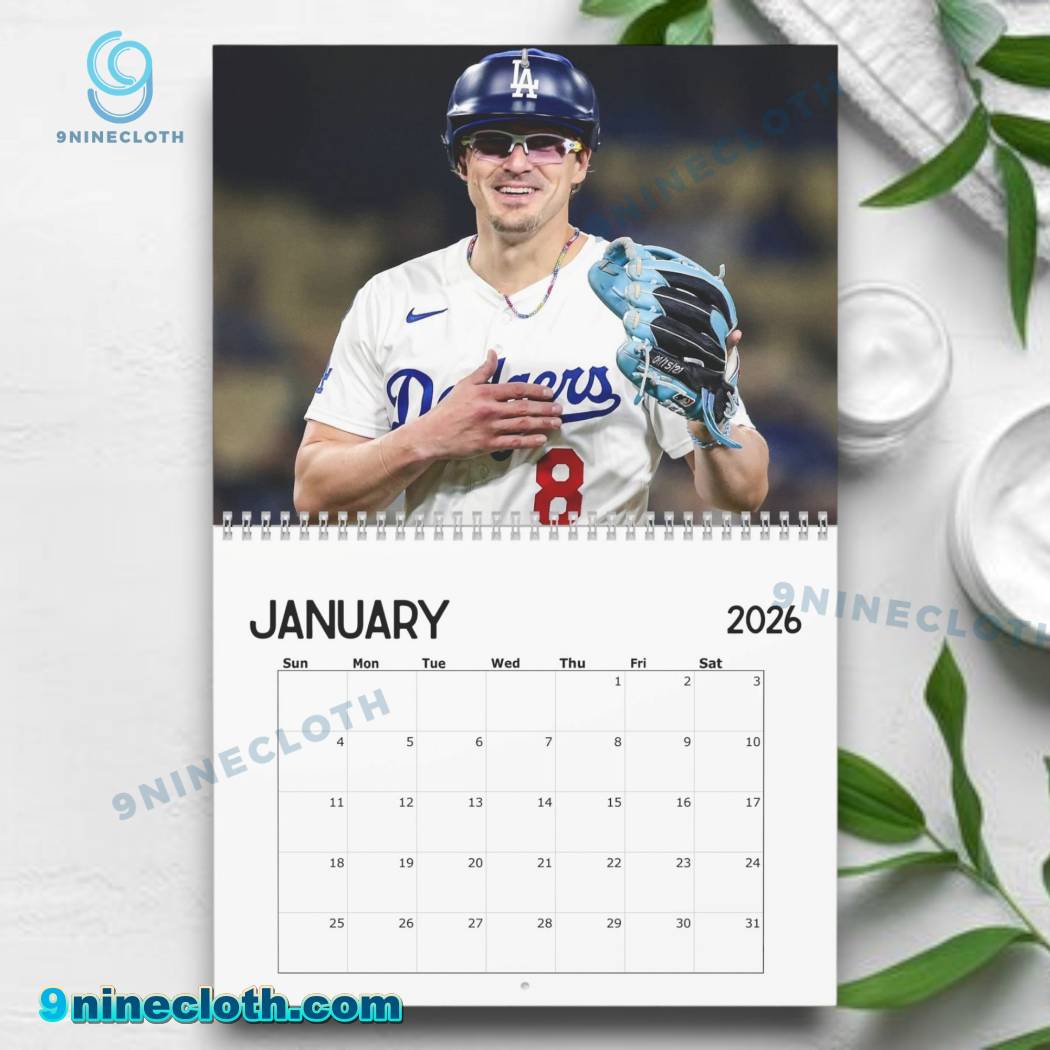 LA Dodgers Kiké Hernández 2026 Wall Calendar-a y7Z4d1i