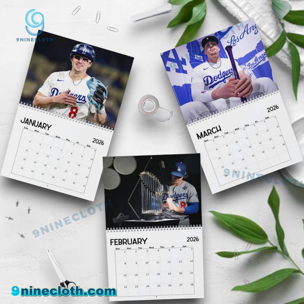 LA Dodgers Kiké Hernández 2026 Wall Calendar-b wP9BuMQ