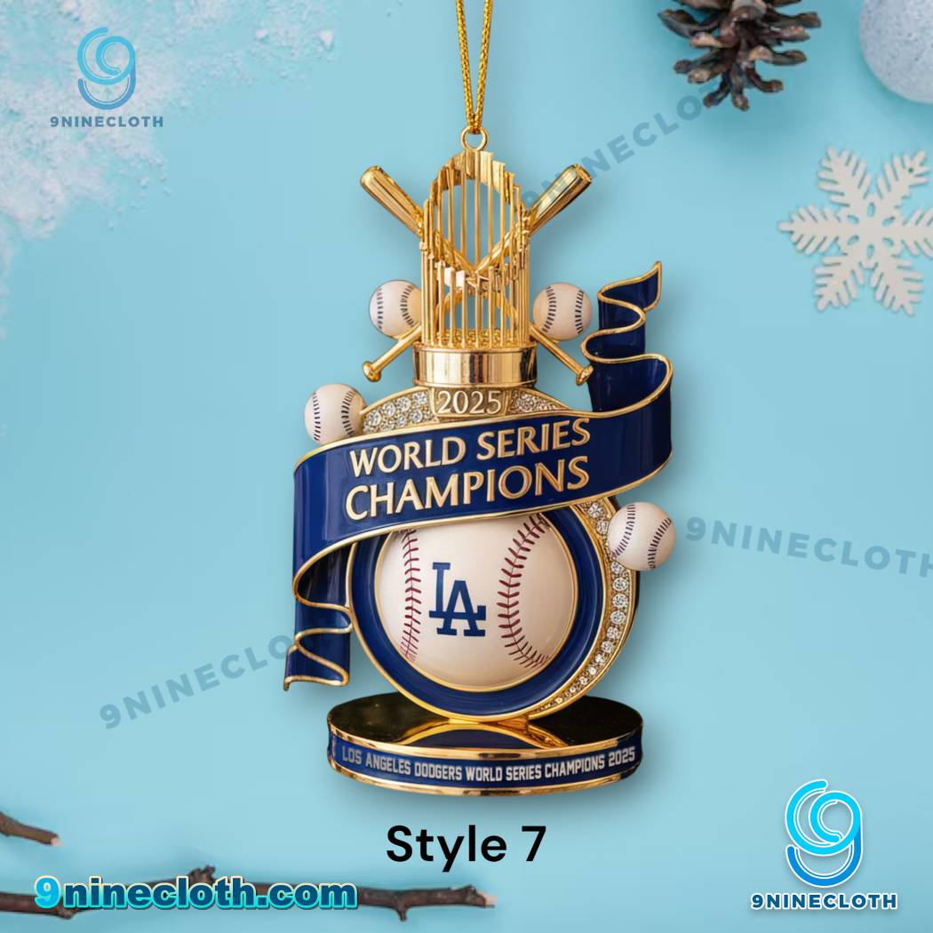 LA Dodgers Win The 2025 World Series Ornaments-y 9PwYa4L