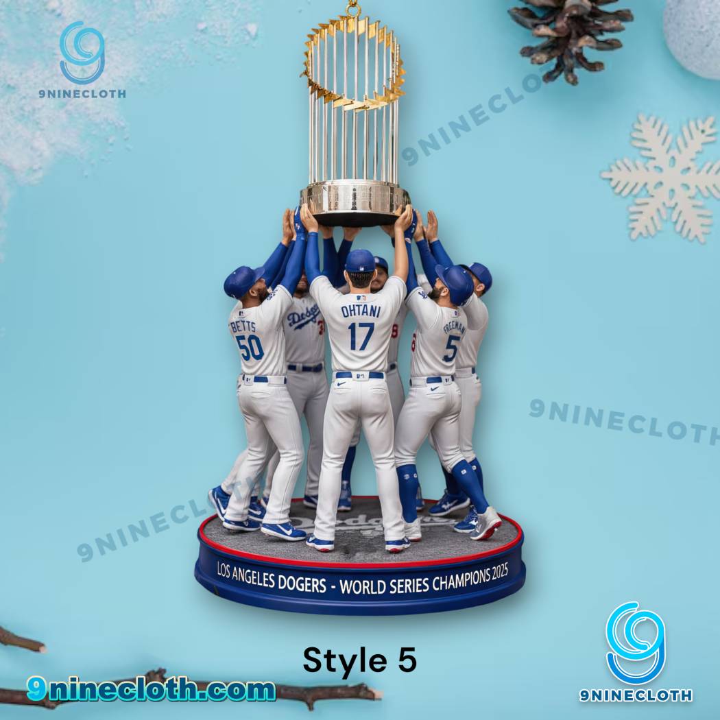 LA Dodgers Win The 2025 World Series Ornamentsundefined chuaXYO
